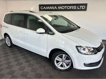 2018 Volkswagen Sharan VOLKSWAGEN SHARAN 7 SEATER DSG*HIGHLINE ALCANTARA/LEATHER HEATED SEATS*ELECTRIC ADJUSTABLE & LUMBAR SUPPORT*REVERSE CAM & PARK ASSIST*ELECTRIC BOOT*FINANCE AVAILABLE & TRADE INS WELCOME* €25,950