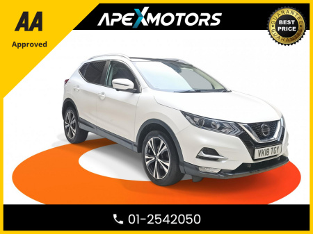 2018 Nissan Qashqai FINANCE ARRANGED * 1.5 DCI N-CONNECTA 110 * AA APPROVED * 101 SAFETY CHECKLIST * IMMACULATE * HEATED SEATS * COLOUR REVERSE CAMERA * TOP-SPEC 5DR HATCH * CRUISE CONTROL and SPEED LIMITER * 2-KEYS €16,949