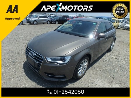 2016 Audi A3 FINANCE ARRANGED * SPORTBACK 1.4 TFSI  5DR * AUTOMATIC (DSG) * IMMACULATE * LOW LOW KMs * NEW NCT OCT-27 * LOW TAX * STAMPED SERVICE HISTORY * ONE VERY CAREFUL OWNER * CARTELL HISTORY CHECKED * FULLY €14,749