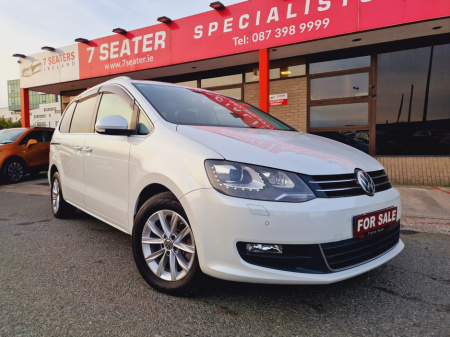 2017 Volkswagen Sharan 1.4 TSI AUTOMATIC PEARL WHITE LOW MILEAGE TWIN ELECTRIC SLIDING DOORS
