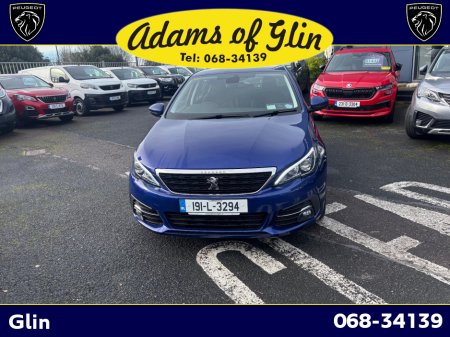 2019 Peugeot 308 ACTIVE 1.2 110 6.2 4DR €14,950