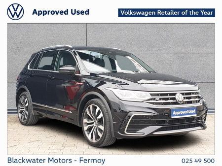 2022 Volkswagen Tiguan 2.0TDI 150BHP R-LINE WITH BRIGHT ROOF RAILS AND REAR VIEW CAMERA