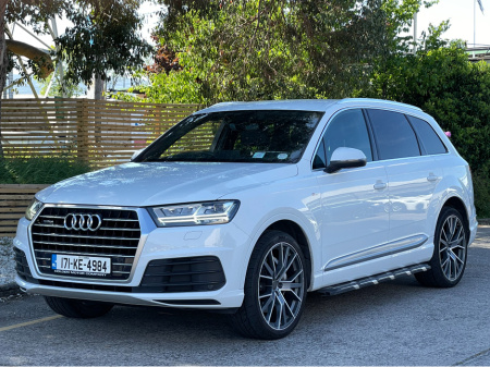2017 Audi Q7 3.0 TDI S LINE QUATTRO 268BHP 7 SEATER MODEL....S-LINE...FINANCE AVAILABLE...WARRANTY INCLUDED...