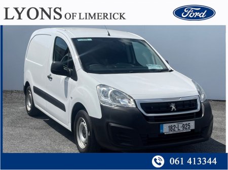 2018 Peugeot Partner PARTNER ACTIVE 1.6 BLUE HDI 75-Price Quoted does NOT include VAT