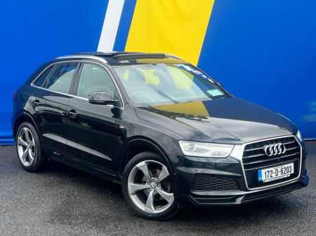 2017 Audi Q3 S-LINE 2.0 TDI // TILT & SLIDE OPENING PANORAMIC SUNROOF // 18