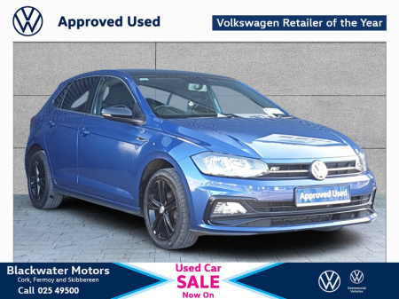 2021 Volkswagen Polo 1.0TSI 95BHP 5DR R-LINE WITH BLACK STYLE PACKAGE WAS €19,950 NOW €18,450 SAVING €1,500