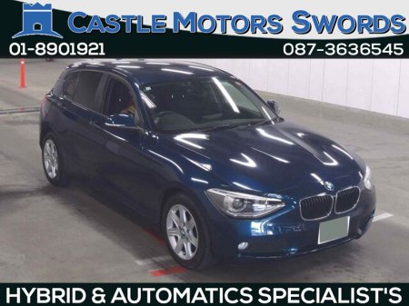 2014 BMW 1 Series Coming to Stock soon , BMW 1 Series in Navy blue 1.6 petrol .
