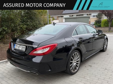 2017 Mercedes-Benz CLS Class 220 D AMG LINE 4DR AUTO**FULL BLACK LEATHER INTERIOR**HEATED SEATS**FRONT & REAR PARKING SENSORS**19