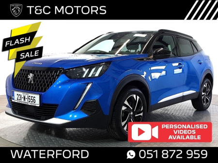 2023 Peugeot 2008 *High Spec* GT model, Front & Rear Sensors with Reversing Camera, Heated Seats, Sat Nav & Auto LED Lights
