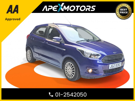 2018 Ford Ka + FINANCE ARRANGED * RELIABLE 1.2 5-Dr HATCH * NEW NCT APR-27 * AA APPROVED * 101 SAFETY CHECKLIST * IMMACULATE * 2-KEYS * LOW TAX * 12-MONTH ROADSIDE ASSIST * ONE VERY CAREFUL OWNER * CARTELL HISTORY