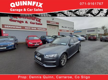 2016 Audi A4 2.0 TDI S LINE 190PS 5DR AUTO €16,350