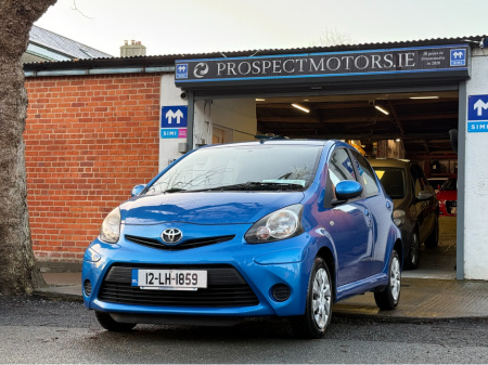 2012 Toyota Aygo 1.0 Petrol Aura, Only 79kms! New Nct 12/2025, Full Service History, 5 Door, Ideal Starter Car, Cheap Tax & Insurance, Very Economical, Service & Warranty Included, SIMI Dealer, €5,950