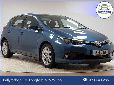 2018 Toyota Auris 1.33 Dual VVT-i 5Dr Aura