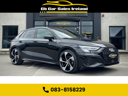 2023 Audi A3 1.5 TFSI 35 S line Sportback 5dr Petrol Manual VIRTUAL COCKPIT, APP CARPLAY, FULL LEATHER S LINE INTERIOR €33,900