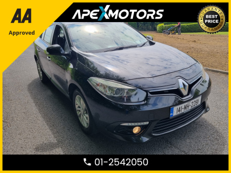 2014 Renault Fluence FINANCE ARRANGED * DYNAMIQUE 1.5 DCI * NEW NCT SEP-26 * IMMACULATE * TOP-SPEC * VERY RELIABLE * LOW TAX  * VERY CAREFUL OWNER * CARTELL HISTORY CHECKED * FULLY SERVICED * TRADE IN WELCOME 01-2542050