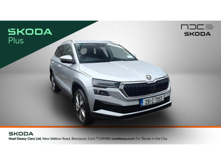 2025 Skoda Karoq SELECTION PLUS 1.0TSI 115HP WITH FREE SERVICE PLAN-18” MIRAN ALLOYS-DRIVE MODE SELECT-FULL KESSY – Keyless Entry/Go system -10.25” DIGITAL DRIVER DASHBOARD-HEATED F/SEATS WIRELESS CHARGING (subject to