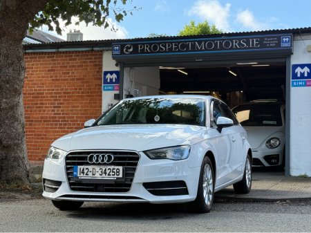 2014 Audi A3 1.4tfsi Automatic, Only 109kms! New Nct 09/2026, 4 New Tyres, Bluetooth, Reversing Camera, Cruise Control, Finance Available, Service & Warranty Included, SIMI Dealer,