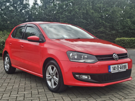 2014 Volkswagen Polo 1.2 PETROL AUTOMATIC 5DR HATCHBACK COMFORTLINE - *NEW NCT *SERVICED*FINANCE*WARRANTY *CALL 0874416311 €8,950