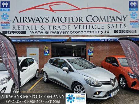 2017 Renault Clio DYNAMIQUE * 1.5 DCI * 5 SPEED MANUAL* PHONE * SATNAV* SERVICE HISTORY * AIRCON * ALLOYS * FOGS *