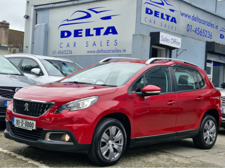 2018 Peugeot 2008 ACTIVE 1.5 HDI 100BHP NCT 09/26 ROAD TAX ONLY €180 PER YEAR FINANCE AVAIABLE @ €49 PER WEEK TOUCH SCREEN MEDIA/ APPLE CAR PLAY/ ANDROID AUTO/ BLUETOOTH/ USB/ AUX/ HISTORY CHECKED