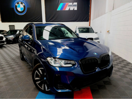 2022 BMW iX3 222 iX3 M SPORT (LOW MILES ( NEW MODEL ) PANORAMIC  SUNROOF --COMFORT PACK-- DRIVER ASSIST PROF PACK --- PARK ASSIST PACK -- ELECTRIC SEATS --- VISIBILITY PACK ---HIGH BEAM ASSIST - WIRELESS CHARGER €42,995