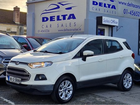 2016 Ford Ecosport ZETEC 1.5 TDCI 95BHP MANUAL NCT 10/26 TAX 10/25 FINANCE AVAILABLE @ €40 PER WEEK 2 KEYS/ SERVICE HISTORY/ BLUETOOTH/ ALLOYS/ HISTORY CHECKED €8,900