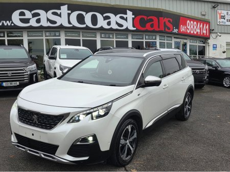 2018 Peugeot 5008 ( 182 REG ) GT LINE 7 SEATER  - DIGITAL DASH - CAMERA - ALLOYS -   CARPLAY ANDROID AUTO EU RADIO  PEARL WHITE