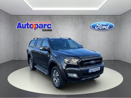2018 Ford Ranger D/CAB WILDTRAK  in Black With Full Canopy,  Price €21,500 Plus VAT