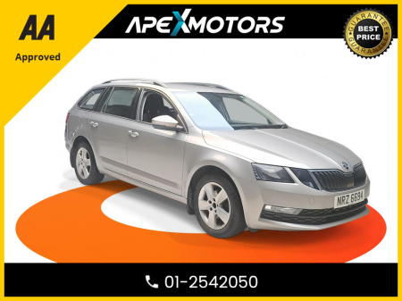 2018 Skoda Octavia FINANCE ARRANGED * SE TDI ESTATE * NEW NCT JUL-27 * STAMPED SERVICE HISTORY * AA APPROVED * 101 SAFETY CHECKLIST * IMMACULATE * CRUISE CONTROL * 2-KEYS * LOW TAX * 12-MONTH ROADSIDE ASSIST 01-2542050 €12,949
