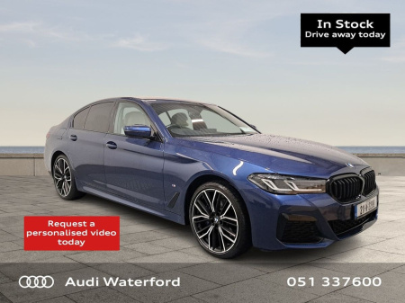 2021 BMW 5 Series 530e M Sport Pro from €600 per month