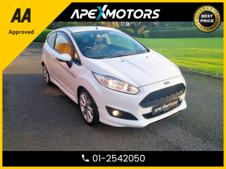 2014 Ford Fiesta FINANCE ARRANGED * 1.0 ZETEC S 125PS * IMMACULATE * TOP-SPEC  * NEW NCT DEC-25 * LOW TAX * VERY CAREFUL OWNER * CARTELL HISTORY CHECKED * FULLY SERVICED * TRADE IN WELCOME *  01-2542050 €8,449