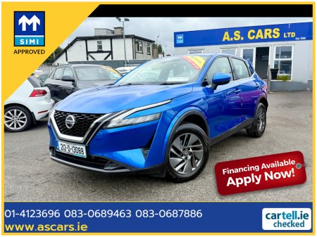 2021 Nissan Qashqai 1.3 SV ** TOP SPEC IRISH CAR **  LOW MILEAGE ** REVERSE CAMERA  ** CRUISE CONTROL ** LANE ASSIST ** ANDROID AUTO / APPLE CAR PLAY ** KEYLESS GO ** 2 KEYS *