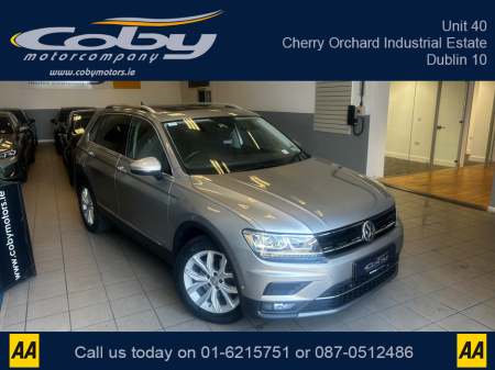 2018 Volkswagen Tiguan HIGHLINE 2.0 TDI 150HP M MANUAL 6SPEED FWD 5DR, New NCT, Only 99km, 2 Keys, Climate Control, Alloys Wheels, Reversing Camera, Mirror Link, Bluetooth, MFSW, Cruise Control, Full Electrics and more. €23,950