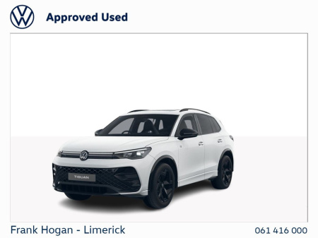 2025 Volkswagen Tiguan R-Line 75 2.0 TDI 110 kW (150 HP) 7 speed DSG in stock now!