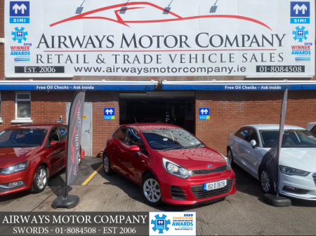 2015 Kia Rio * 1.2 * MANUAL * 5DR * AIRCON * ALLOYS * FOGS * €9,995