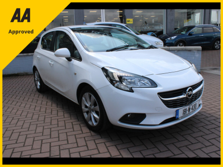 2018 Opel Corsa 1.4i CORSA-E SC 90BHP 5DR HATCHBACK // IMMACULATE CAR FINISHED IN WHITE // BUY WITH CONFIDENCEE AA AND SIMI APPROVED DEALER 2025 // FINANCE ARRANGED // ALL TRADE INS WELCOME // CALL 01 4564074 // €9,900