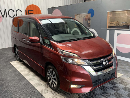 2018 Nissan Serena 7 Seater Serena Hybrid Automatic Half Leather / Rear View Camera / Cruise Control / Nissan Serena Automatic
