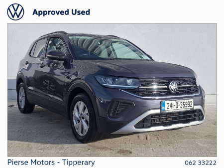 2024 Volkswagen T-Cross Life 1.0TSI 115BHP €28,950