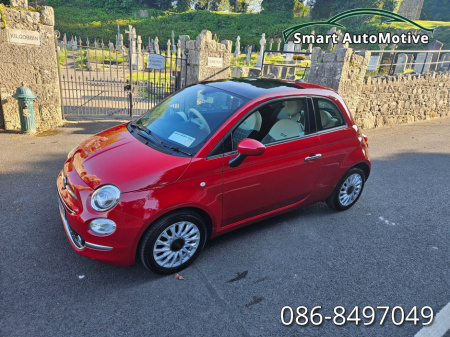 2019 Fiat 500 1.2 Lounge Chrome Pack 69BHP 3dr * One Owner * Full Service History * NCT 04..2027 *  Great Condition Throughout * 12 Month Car Protect Premier Warranty * Finance Arranged * Panoramic Roof *