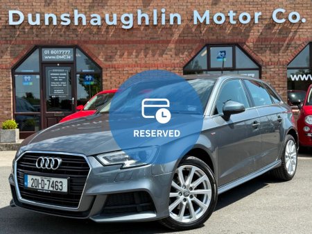 2020 Audi A3 SB 30 TDI S-LINE EXTERIOR PACK 5DR *LOW KMS*