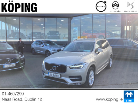2016 Volvo XC90 D4 FWD MOMENTUM GT 5DR AUTO // KOPING SUPPLIED AND SERVICED CAR // EXCELLENT CONDITION €34,950