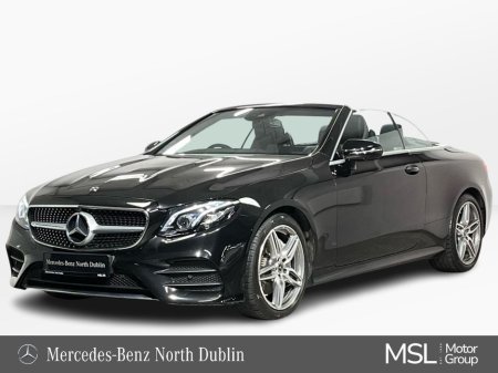 2019 Mercedes-Benz E Class 220d AMG Cabriolet - Reversing Camera - Ambient Lighting - Sat Nav - Climate Control - Electric Heated Memory Seats - Cruise Control - Auto Lights/Wipers - €49,950 or €50,900 with Supagard Vehicle Pro