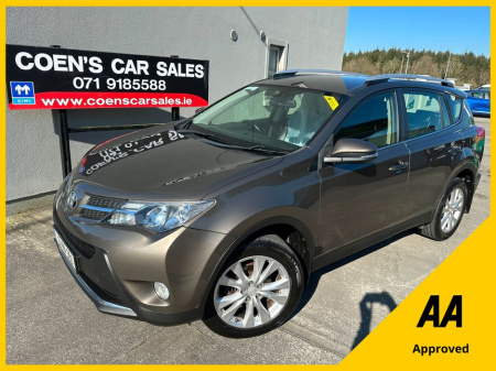 2015 Toyota Rav4 2.0 D4D 125 SOL - Black Leather €12,990