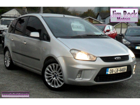 2008 Ford C-Max 1.6 TDCI STYLE 88BHP 5DR.......NCT 09/25........€270 ROAD TAX PER YEAR