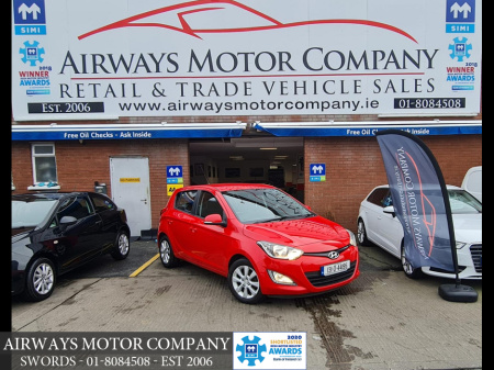2013 Hyundai i20 STYLE *  5 SPEED MANUAL * REV CAM * PHONE * CRUISE *MEDIASTREAM * AIRCON * ALLOYS * FOGS €7,500