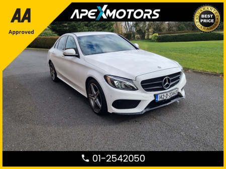 2014 Mercedes-Benz C Class FINANCE ARRANGED * C SERIES BLUETEC AMG LINE * AA APPROVED * 101 SAFETY CHECKLIST * AUTOMATIC (DSG) * IMMACULATE * HEATED SEATS * COLOUR REVERSE CAMERA * TOP-SPEC AMG LINE * LOW MILES * CRUISE CONTROL €14,949