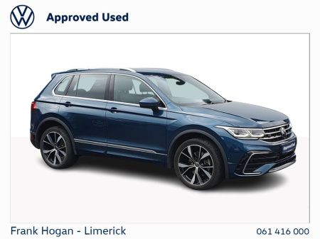 2022 Volkswagen Tiguan 1.4 TSI PHEV 245HP R-Line DSG €37,900