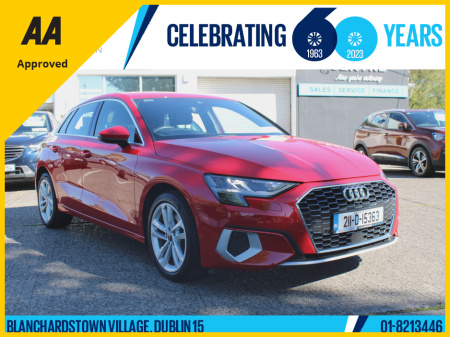 2021 Audi A3 SPORTBACK 30 TFSI 110HP SE 5DR  **FULL LEATHER**