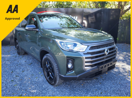 2025 KGM Musso EL 2.2 AUTO CREW CAB 5 SEATER // €41750 PLUS VAT // 5 YEAR WARRANTY // ALLOYS // FULL LEATHER // REVERSE CAMERA // CRUISE CONTROL //  BLUETOOTH // MFSW // ENNISCORTHY AUTO CENTRE SIMI AND AA APPROVED