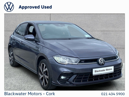 2022 Volkswagen Polo 1.0TSI 95BHP R-LINE WITH TINTED REAR WINDOWS, UPGRADED ALLOYS, AND ADVANCED LED HEADLIGHTS